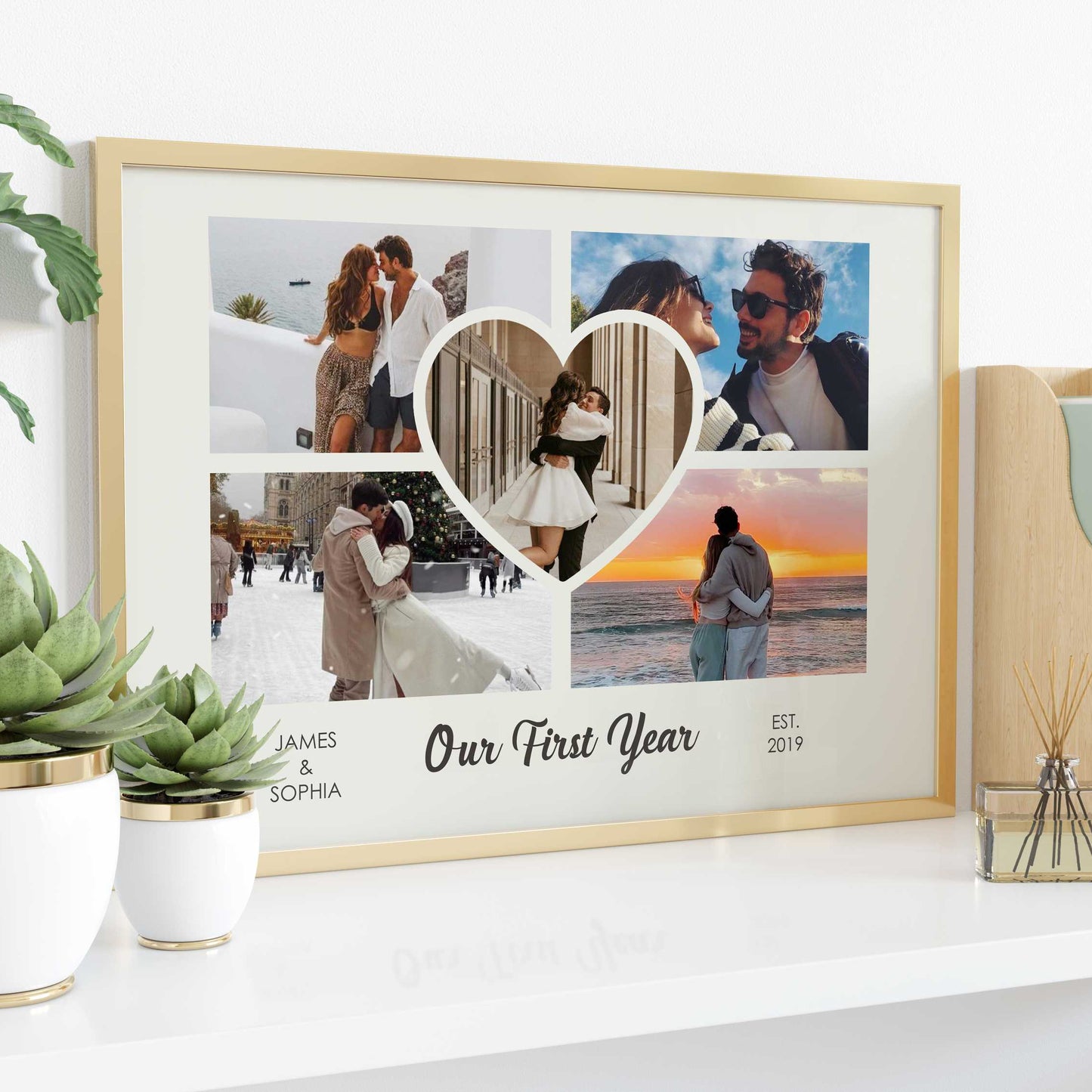 Heart Photo Collage Art